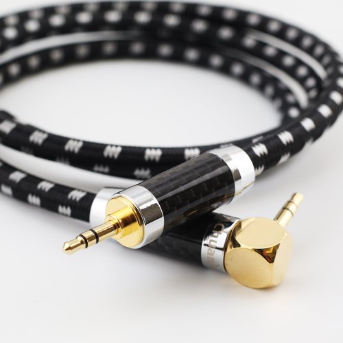 川木音箱 x ChuanMu Audio 發燒3.5mm公對公碳纖維對錄線【川木】全新現貨【M32】高品質
