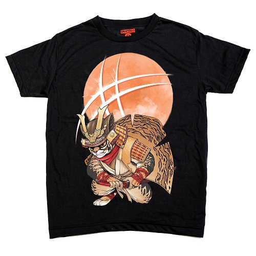 第一章商店 Bengal cat Tiger cat samurai warrior Chapter One T-shirt