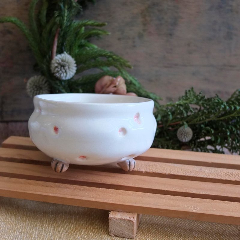 Fresh pink potato pots / pots limited manual (a) - Plants - Pottery White