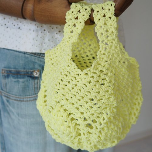 SHOP2155 Ba-ba handmade Openwork knitting multi bag No.MB36