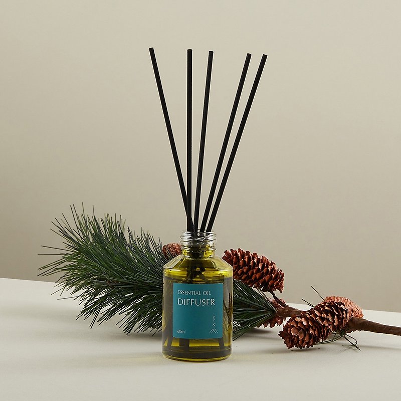 D&M Calm and Soothing Essential Oil Fragrance Exclusive Diffuser 60ml Woody Tone | Atlantic Cedar/Rosewood - น้ำหอม - น้ำมันหอม 