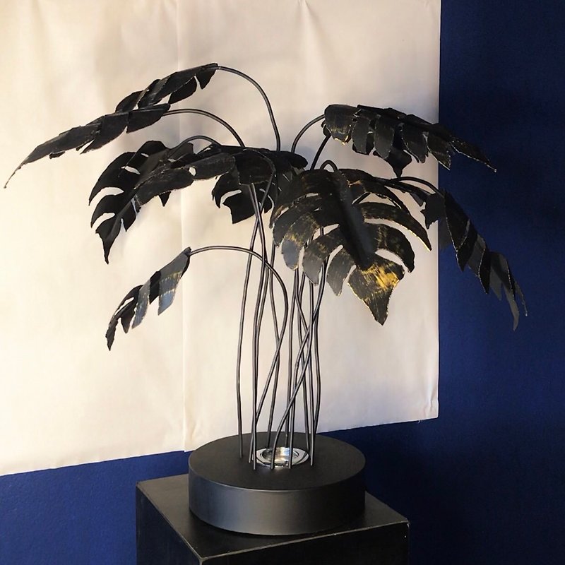 Table Lamp (Monstera) - Lighting - Other Metals Black