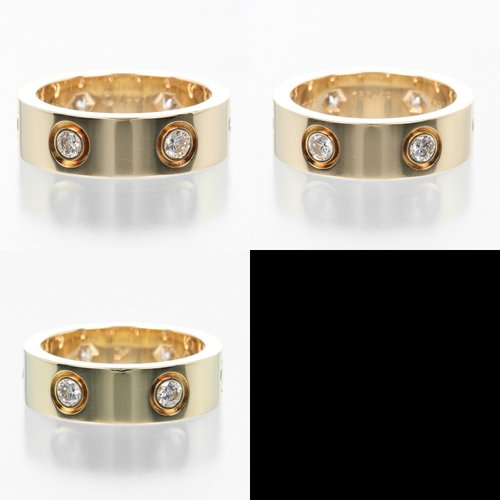 日本直送】カルティエ CARTIER ラブ 9号 リング 指輪 K18YG イエロー
