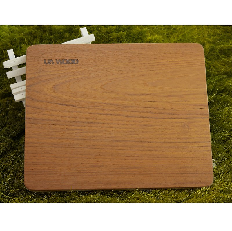 Energy Health Wood Mouse Pad - Gold Teak - Mouse Pads - Wood Yellow