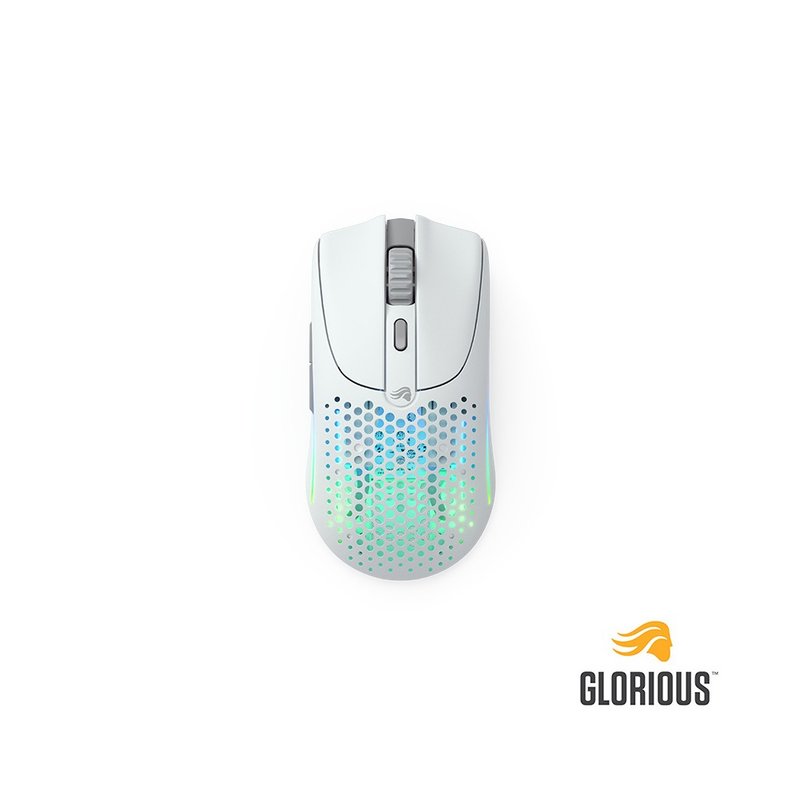 Glorious model o 2 wireless optical mouse matte white standard