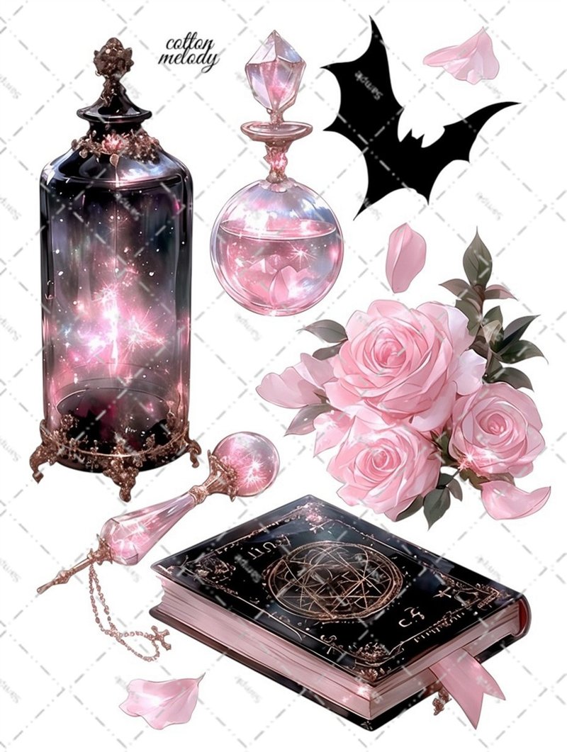 original sticker no.S43 人物ステッカー オリジナル人物ステッカー ステッカー cotton melody ミニステッカー - 貼紙 - 紙 