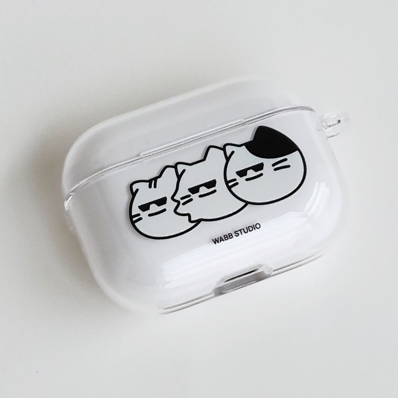 WADAO Flex Airpods/Buds Case - ที่เก็บหูฟัง - พลาสติก สีใส