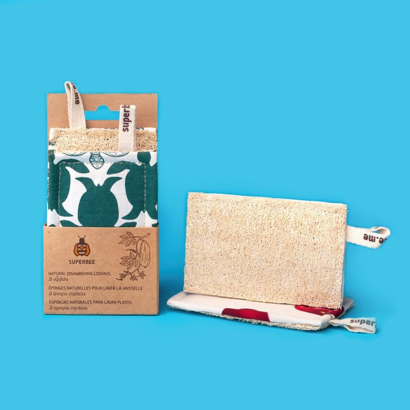 Superbee Natural Dishwashing Loofah Sponge - Other - Plants & Flowers 