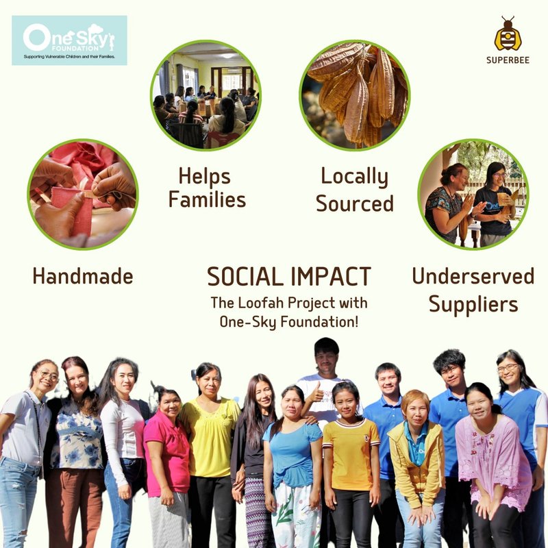 Superbee天然洗碗絲瓜海綿布 2入組 - 其他 - 植物．花 