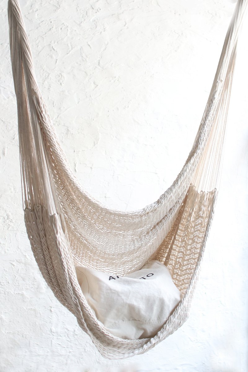 OMAKE handmade hammock - Items for Display - Cotton & Hemp White