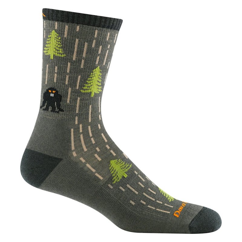 【Darn Tough】Men’s 5015 Yarn Goblin Micro Crew Lightweight - Socks - Wool Gray