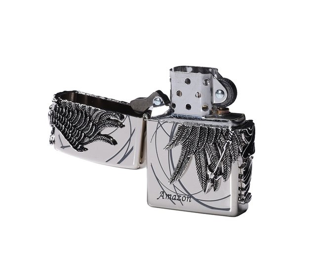 ZIPPO Official Flagship Store] Amazon Female Warrior (Silver 