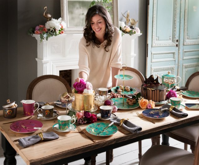 Sara Miller London for Portmeirion Chelsea Collection Cake Plate - Dark  Green - Shop portmeirion Plates  Trays - Pinkoi