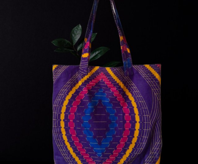 NEW hot Free People Ankara Stitch Tote Shoulder Bag