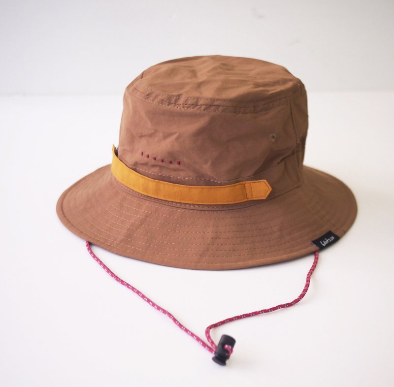 2024-25 two-color Design: Outdoor fisherman hat / Bucket hat - Hats & Caps - Waterproof Material Brown