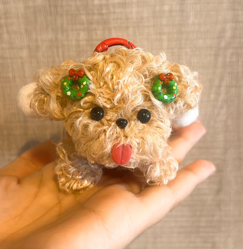 聖誕節限定扭扭棒手做娃娃-聖誕貴賓 - 擺飾/家飾品 - 其他材質 咖啡色