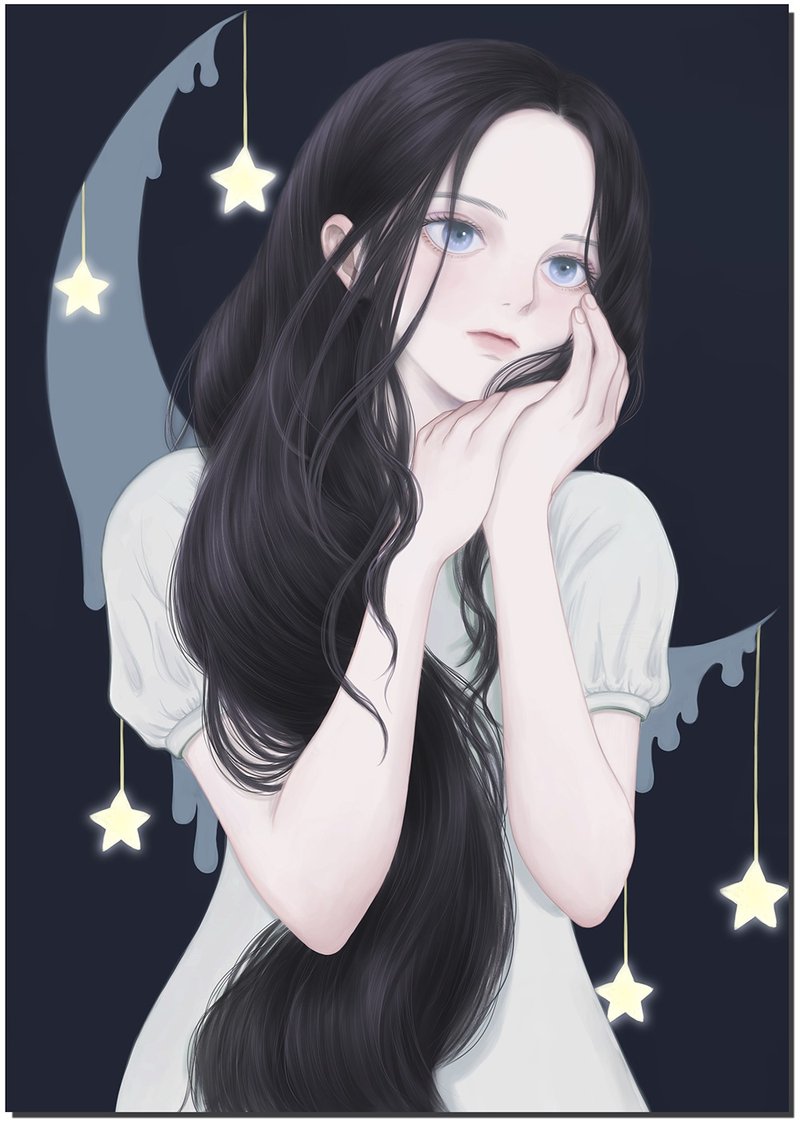 Star Wishes - 卡片/明信片 - 紙 