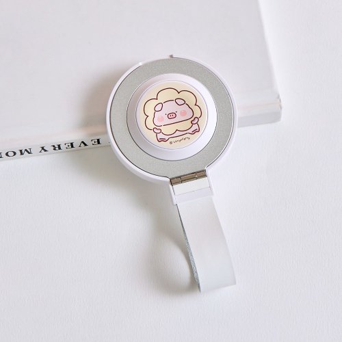 TOYSELECT 胖才可愛肉呆花朵15W二合一磁吸支架無線充電器(手機+Watch)