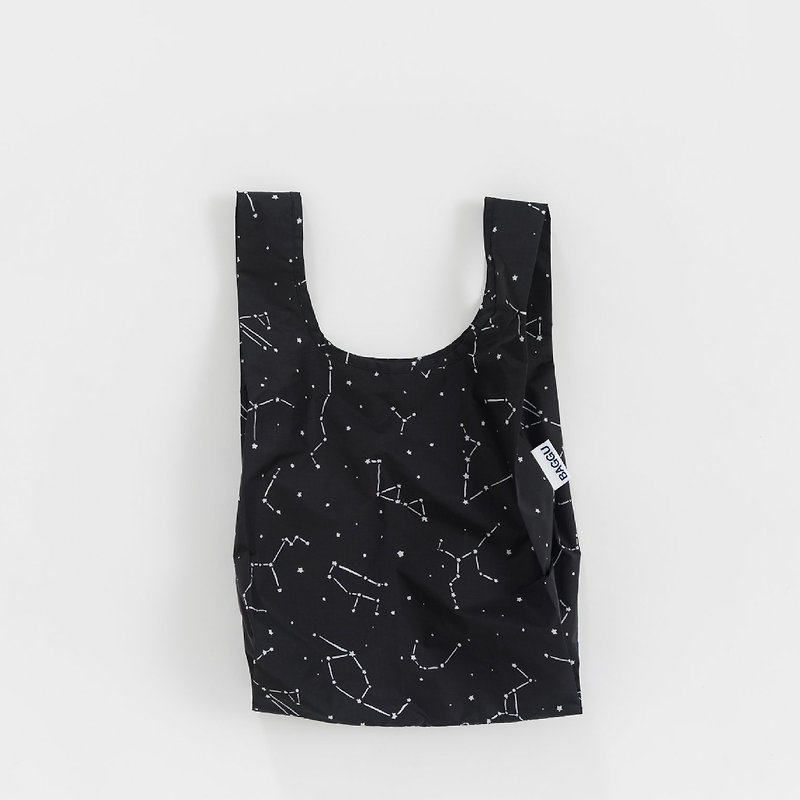 【新品】BAGGU環保收納購物袋- 迷你尺寸-星座 - 手袋/手提袋 - 防水材質 黑色
