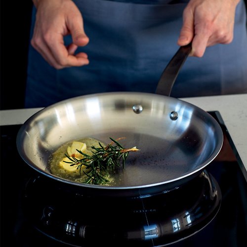 Sambonet 台灣獨家代理 【Sambonet】義大利製 Home Chef 五層不鏽鋼平底鍋-26cm