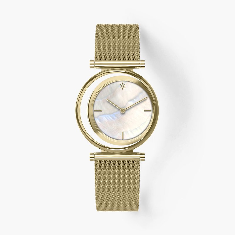 VANNA ECLIPSE PEARL Female Watch - นาฬิกาผู้หญิง - สแตนเลส สีทอง
