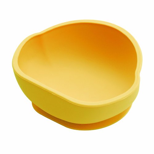 bébéhome 居家生活用品：安心,樂趣,簡單,溫馨 (台灣製造,專利設計) Farandole 防滑矽膠吸盤碗 - 黃
