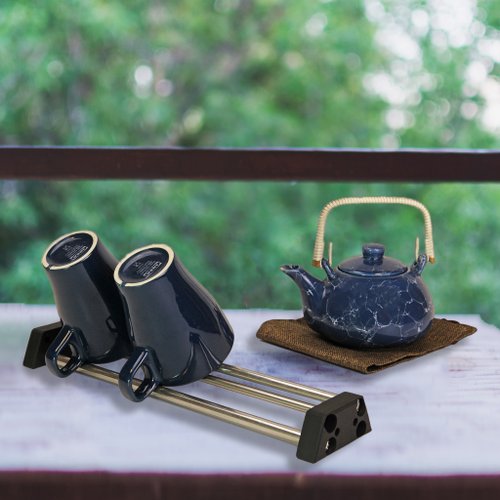 Metal Arts 【航太邊角料再造】隨行茶具杯架