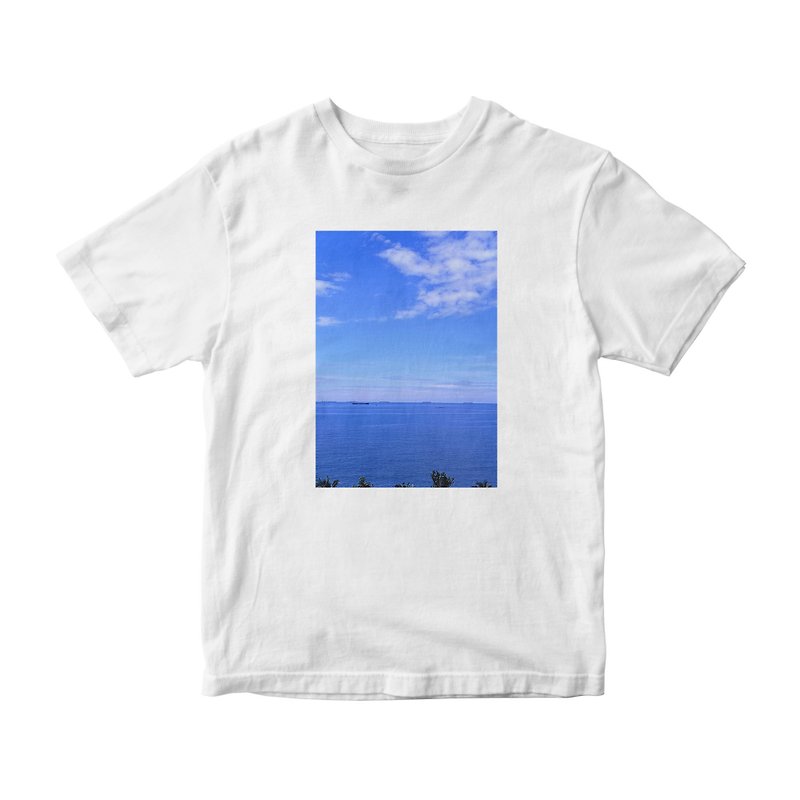 海空雲2 Tシャツ ホワイト ユニセックス