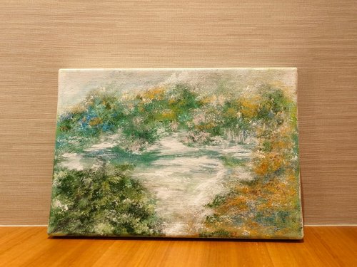 Arpourtin 聽波圖解 風景畫/療癒畫/無框畫/壓克力水彩畫/裝飾畫/掛畫/原創畫
