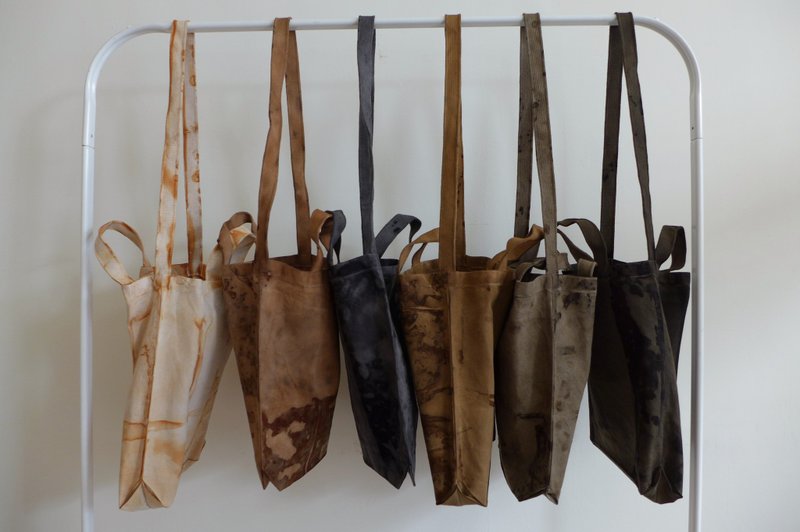 Rust-Dye Canvas Tote - Messenger Bags & Sling Bags - Cotton & Hemp 