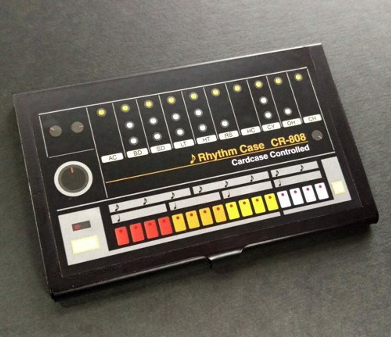 【カードケース】RhythmMachine CardCase CR-808 - 名刺入れ・カードケース - 金属 ブラック