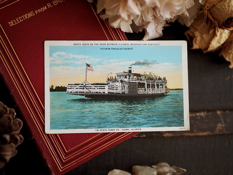 Antique Postcard Collection Ferry Postcard - US 1930 Tennessee - การ์ด/โปสการ์ด - กระดาษ 