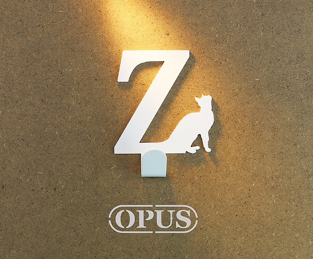 OPUS Dongqi Metalworking] When the cat meets the letter Z-hook (elegant  white)/wall decoration hook/furniture hanger/life storage/hanger/shape hook/no  trace/wedding small things HO-ca10-Z(W ) - Shop OPUS Metalart Storage -  Pinkoi