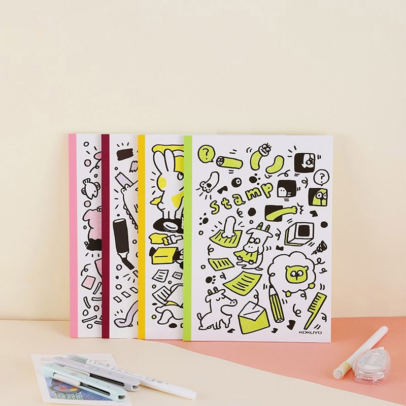 KOKUYO Illustrator Series Notebook 4-MINORI - สมุดบันทึก/สมุดปฏิทิน - กระดาษ 