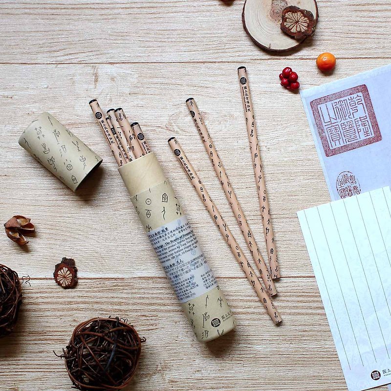Oracle Script-The Beauty of Jiangnan Pencils - ดินสอ - ไม้ 