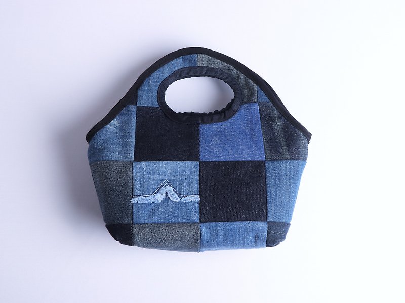checkerboard tote - Handbags & Totes - Cotton & Hemp 