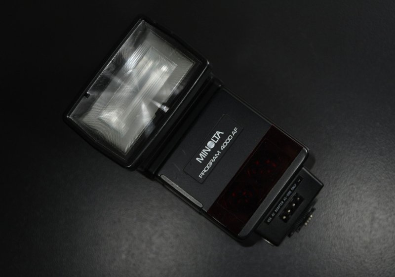 【經典古物】Minolta Program 4000 AF 美能達 復古閃光燈 閃光燈 - 相機/拍立得/底片相機 - 其他材質 