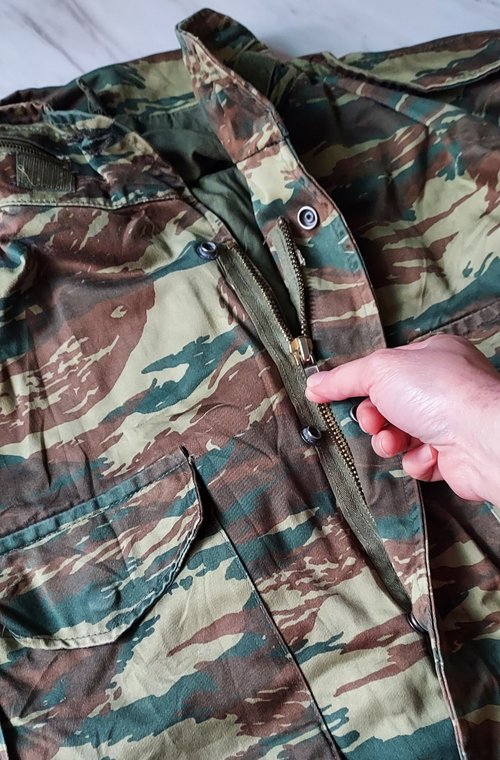 ギリシャ発行・リザード迷彩厚手バージョン 旧軍ジャケット