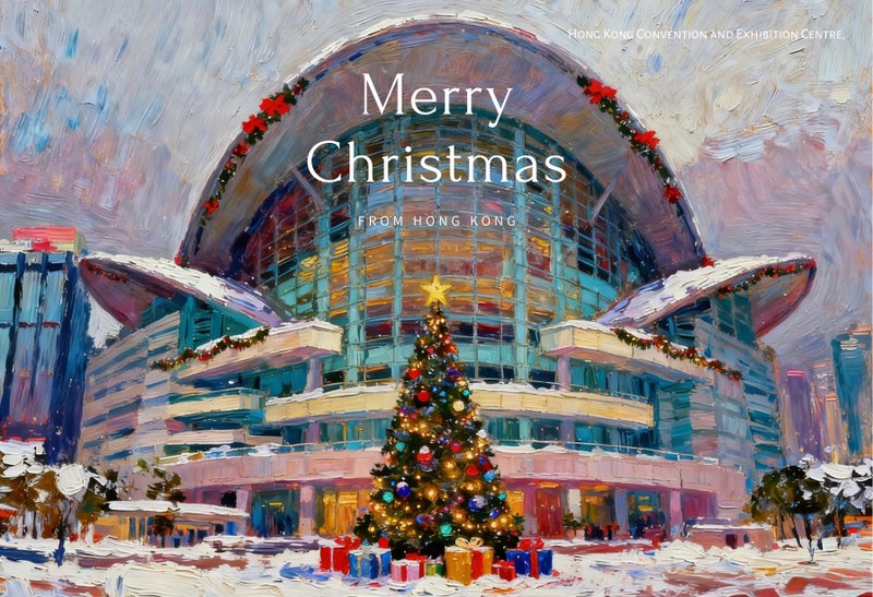 木蒔導賞 油畫風聖誕卡 - 會展 - 卡片/明信片 - 紙 多色