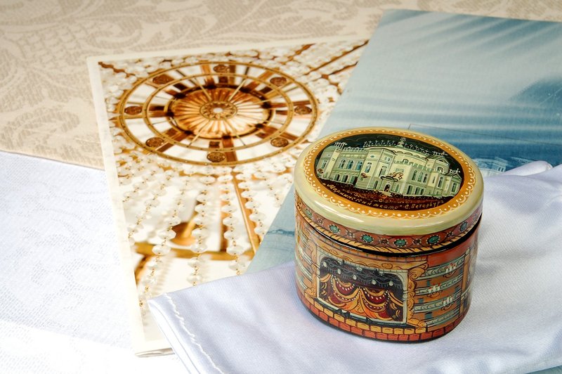 Mariinsky ballet theatre lacquer box Petersburg art Christmas Gift Wrapping - 擺飾/家飾品 - 其他材質 
