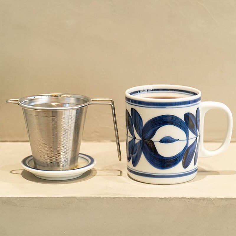 馬約利卡獨享杯 | 日本陶瓷馬克杯 - 茶具/茶杯 - 瓷 藍色