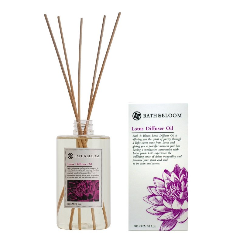 【Bath & Bloom】 Lotus Diffuser 300ml - Fragrances - Other Materials 