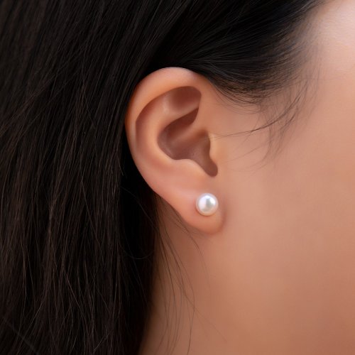 Olivia Yao Jewellery 【送禮首選最佳禮物】日本 Akoya 18K金珍珠耳環