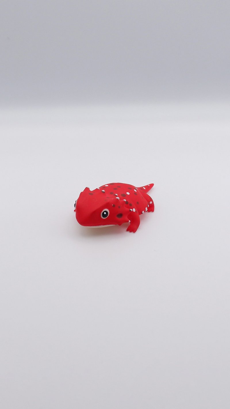 Red Bearded Dragon - ตุ๊กตา - เรซิน สีแดง
