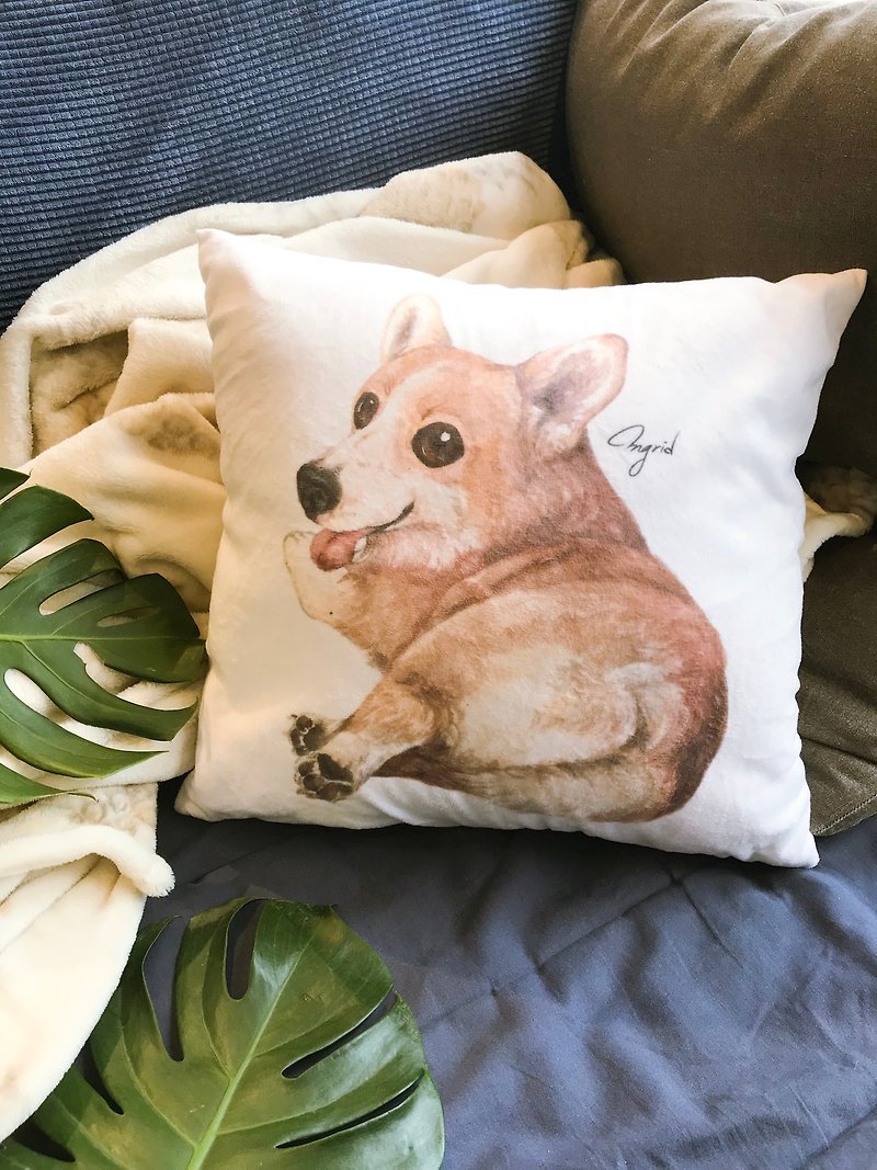 2018 spring dog pillow - fat Meng Keji - Pillows & Cushions - Polyester Brown