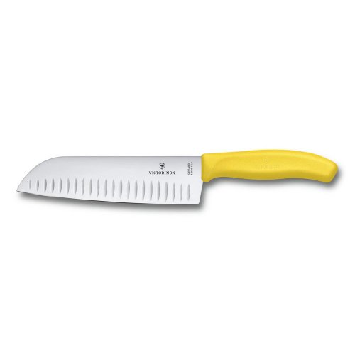 城市視角 VICTORINOX 瑞士維氏 日式主廚三德刀 黃 6.8526.17L8B