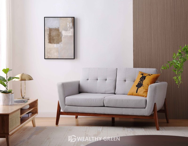 Wesgreen Nordic solid wood skeleton design industrial classic sofa - เก้าอี้โซฟา - ไม้ 