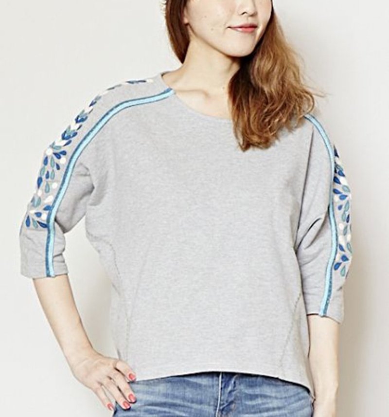 【Pre-order】 ☼ embroidery floral shirt ☼ (three-color) - เสื้อผู้หญิง - ผ้าฝ้าย/ผ้าลินิน หลากหลายสี