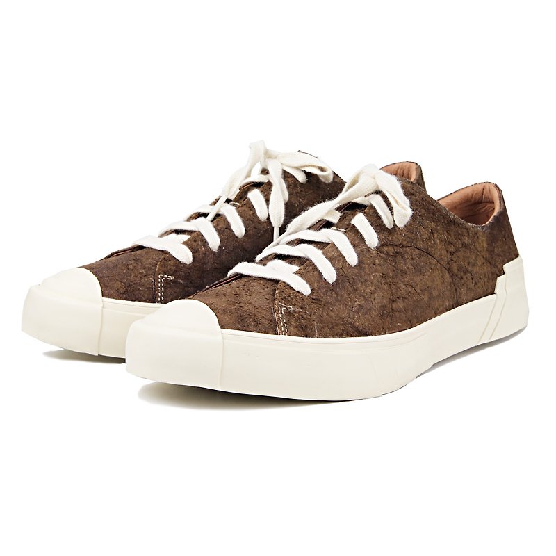 Leather Sneaker Eskimo M1185 Brown - Men's Casual Shoes - Genuine Leather Brown