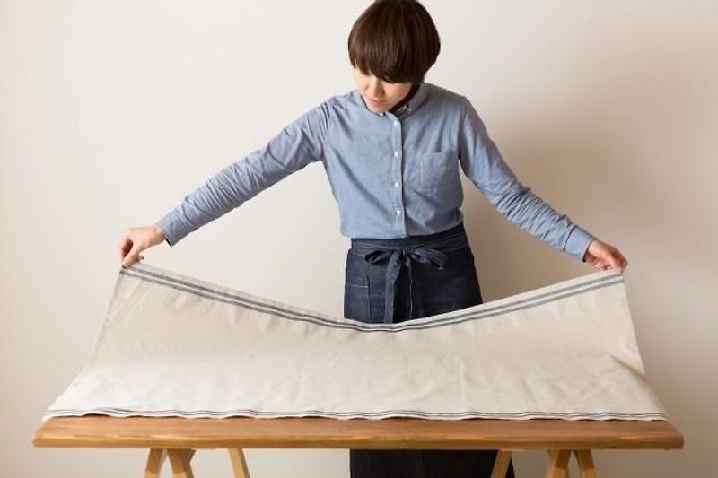 65 x 130 cm Linen multi-cloth (10 colors in total) - ผ้ารองโต๊ะ/ของตกแต่ง - ผ้าฝ้าย/ผ้าลินิน สีกากี